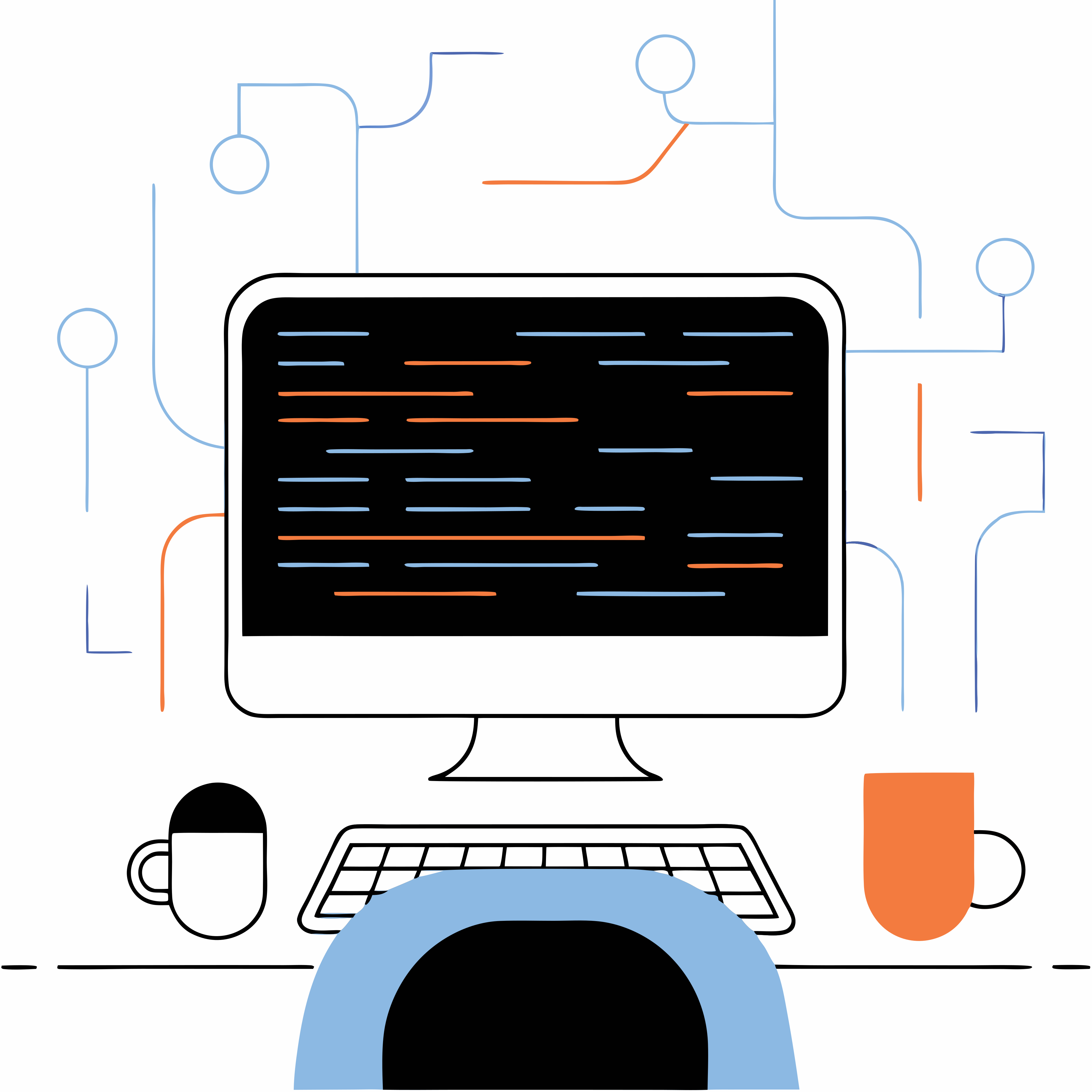 Ícone de Desenvolvimento de Sistemas Sob Medida